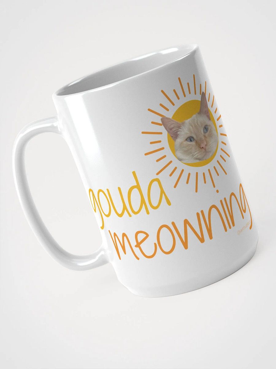 Gouda Meowning Mug (15oz) product image (3)