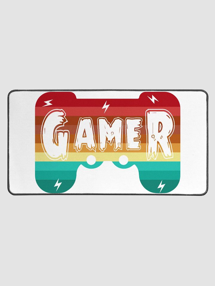 Rainbow Gamer Controller Desk Mat product image (1)
