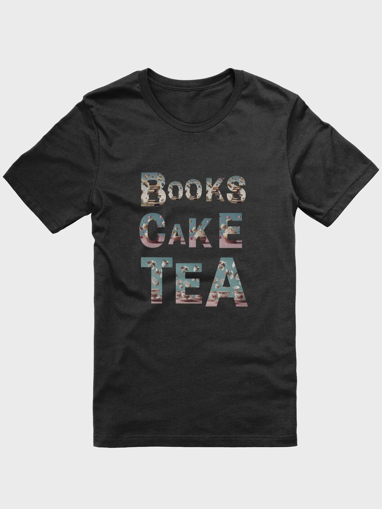Books Cake Tea - Unisex T-shirt product image (2)