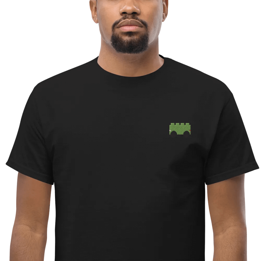 Brick-Car Tee Stitched Green product image (1)