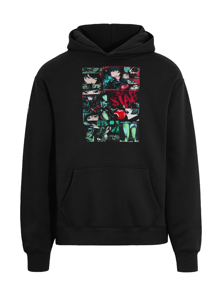 Premium Oversized Heavyweight Jane Doe "STAB!" Design Hoodie Zenless Zone Zero product image (3)