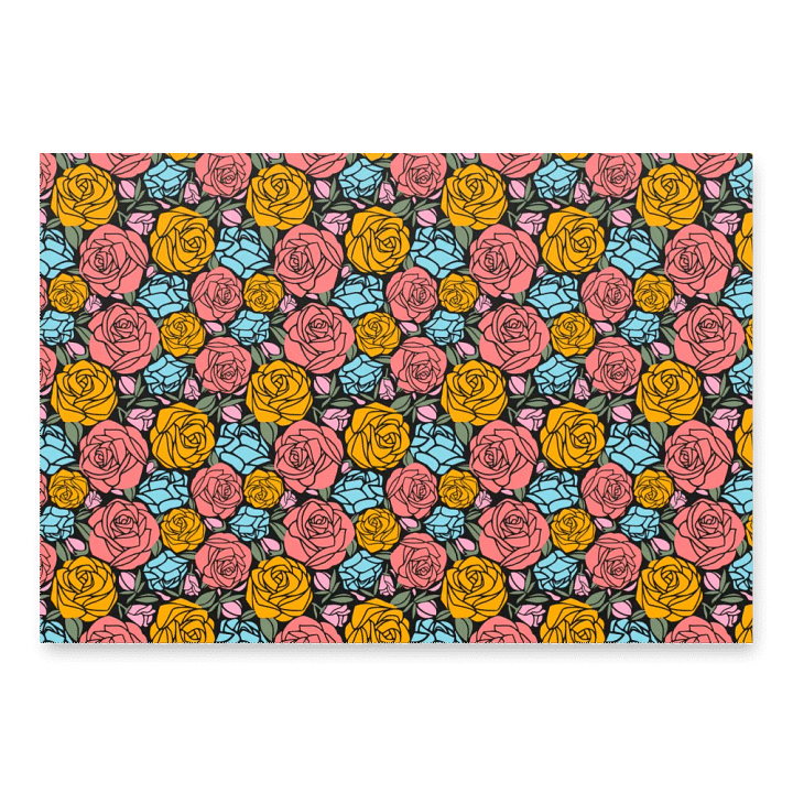 Rose Garden Wrapping Paper Set product image (1)