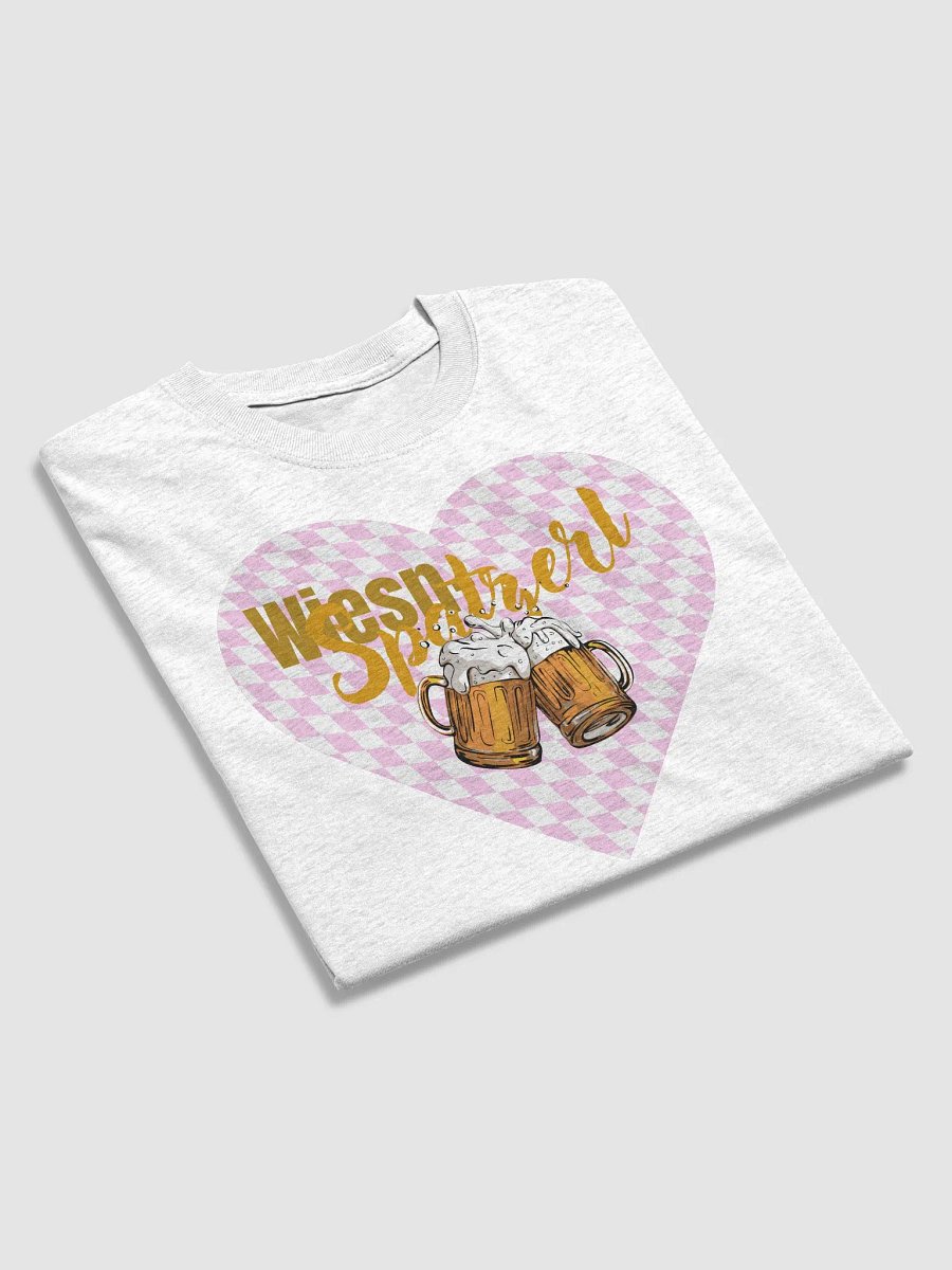Wiesn-Spatzerl Rund-Ausschnitt T-Shirt Oktoberfest - Rosa product image (3)