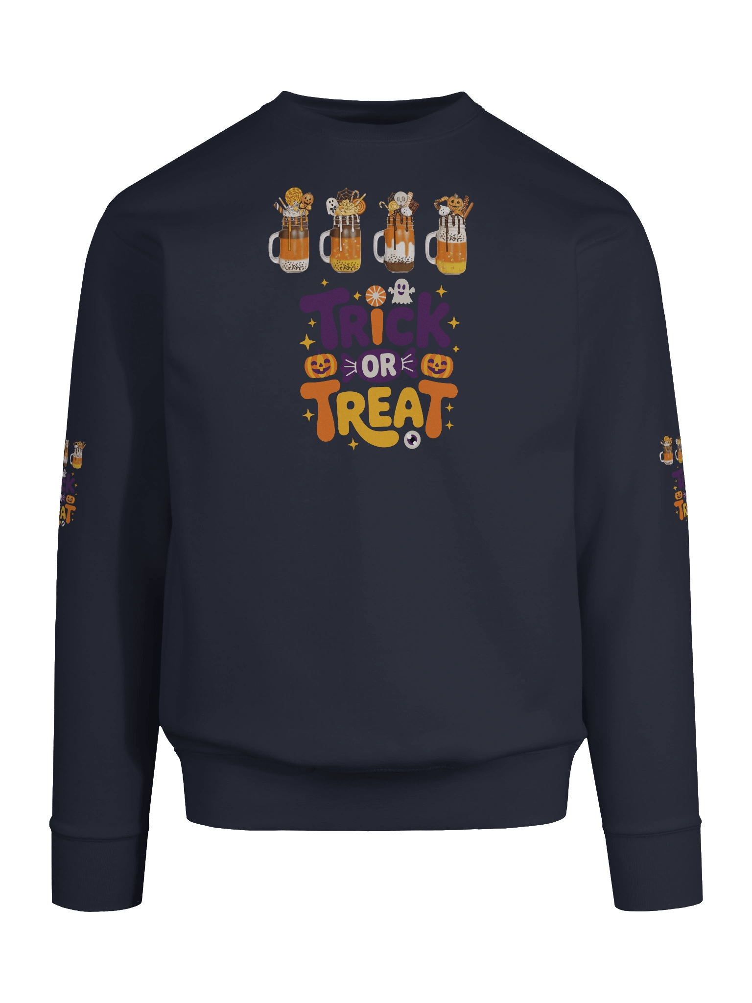 Trick or Treat Ice Cream Dessert Sweatshirt product image (93)