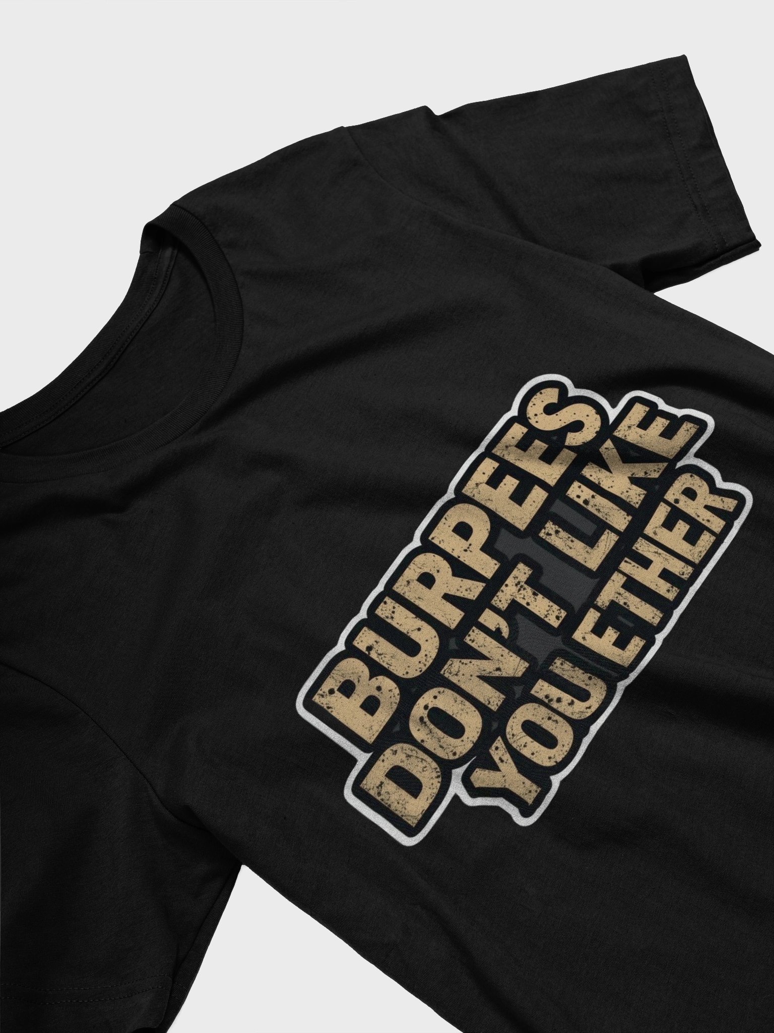 Distressed Burpees Statement Tee product image (3)