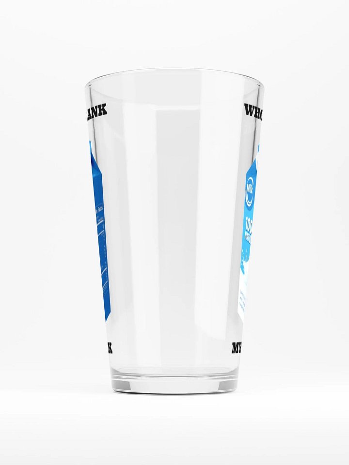 Who Drank My Milk Pint Glass product image (1)