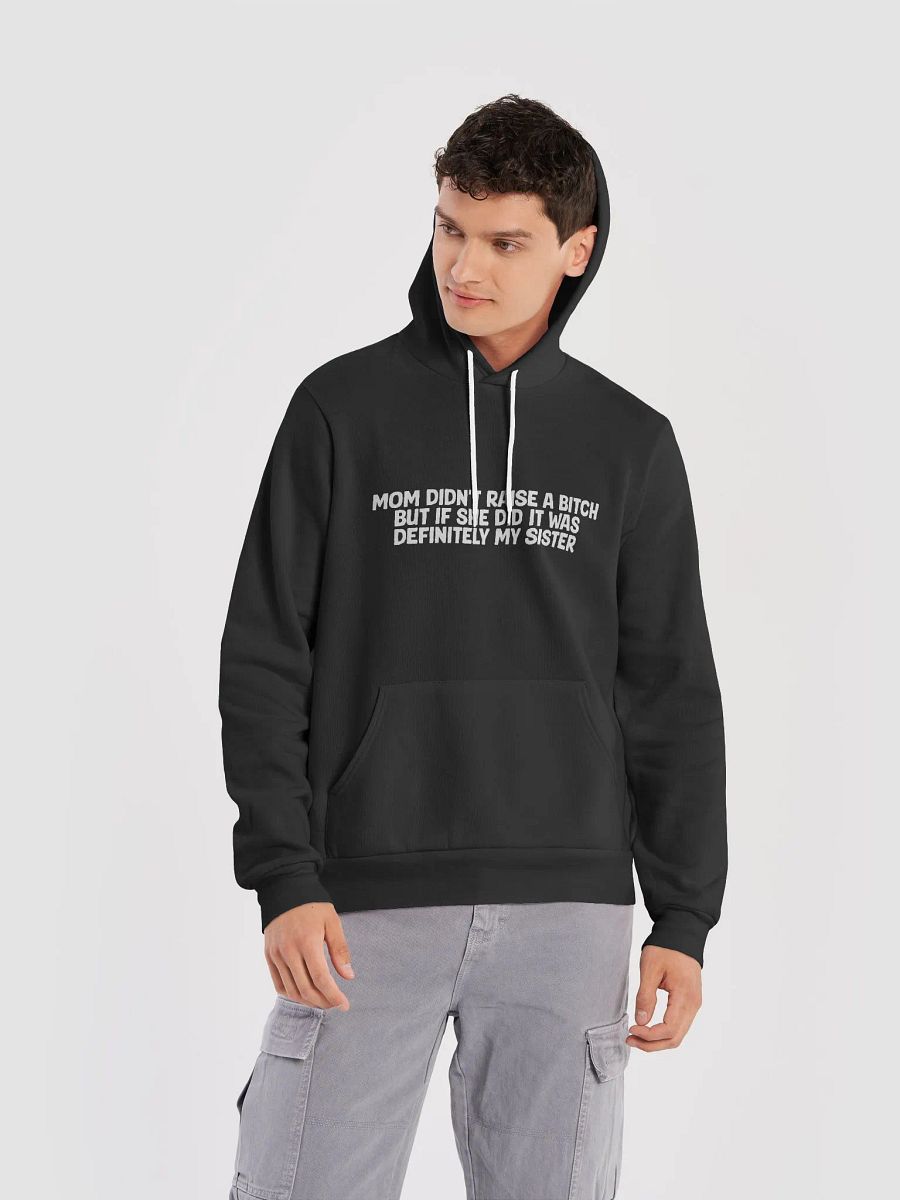 Black Raised Sister Hoodie product image (11)