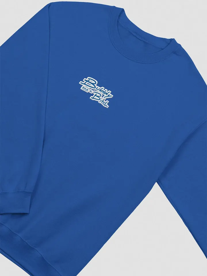 Bubbly and a B*tch embroidered crewneck (monochrome royal) product image (1)