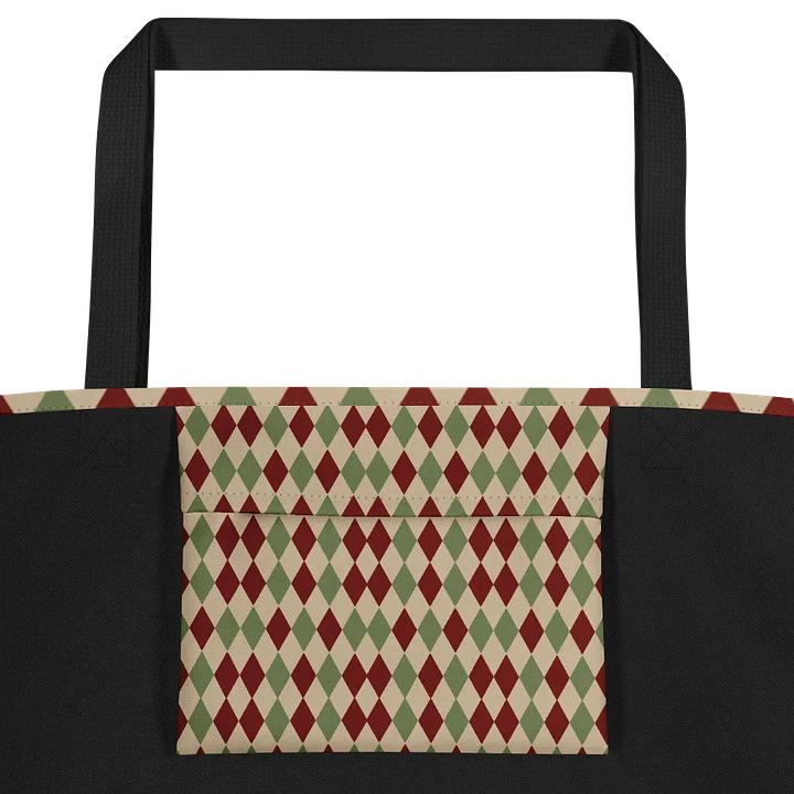 Harlequin Christmas Tote Bag product image (2)