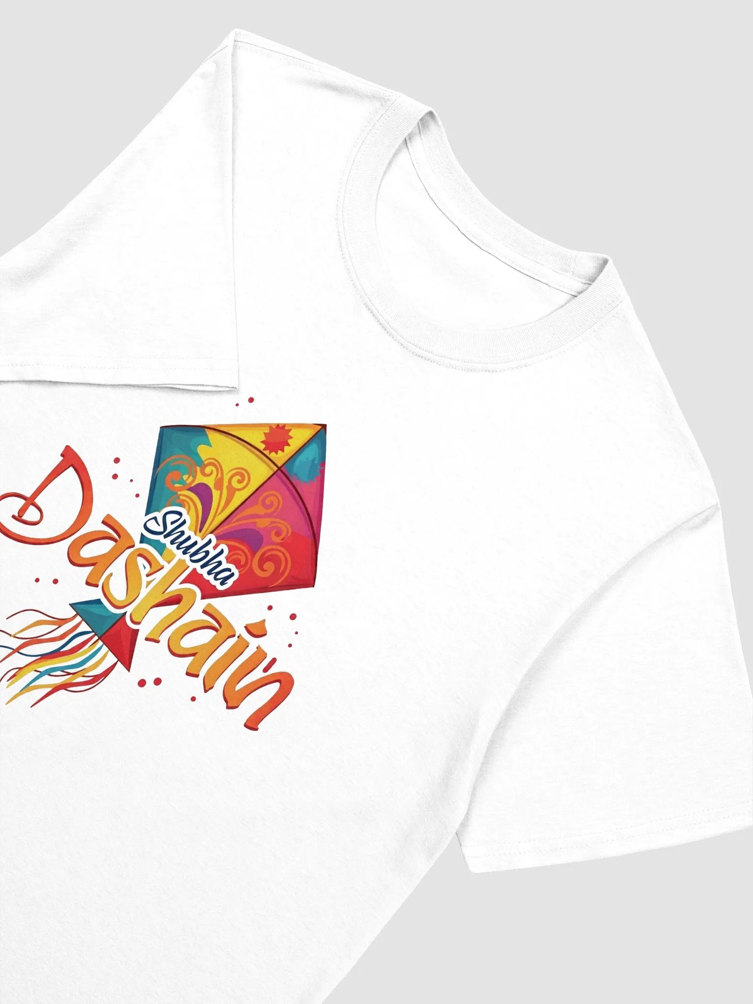 Happy Dashin T-shirt | White | Front + Back product image (3)