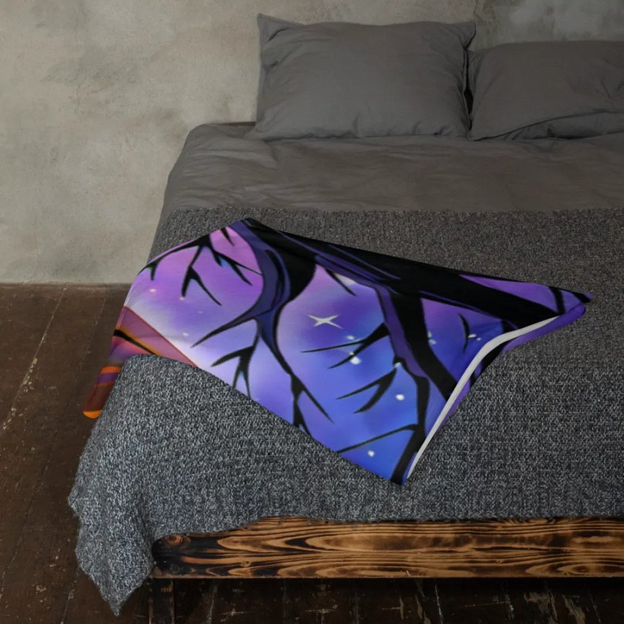 Kitty Pumpkin Blanket product image (11)