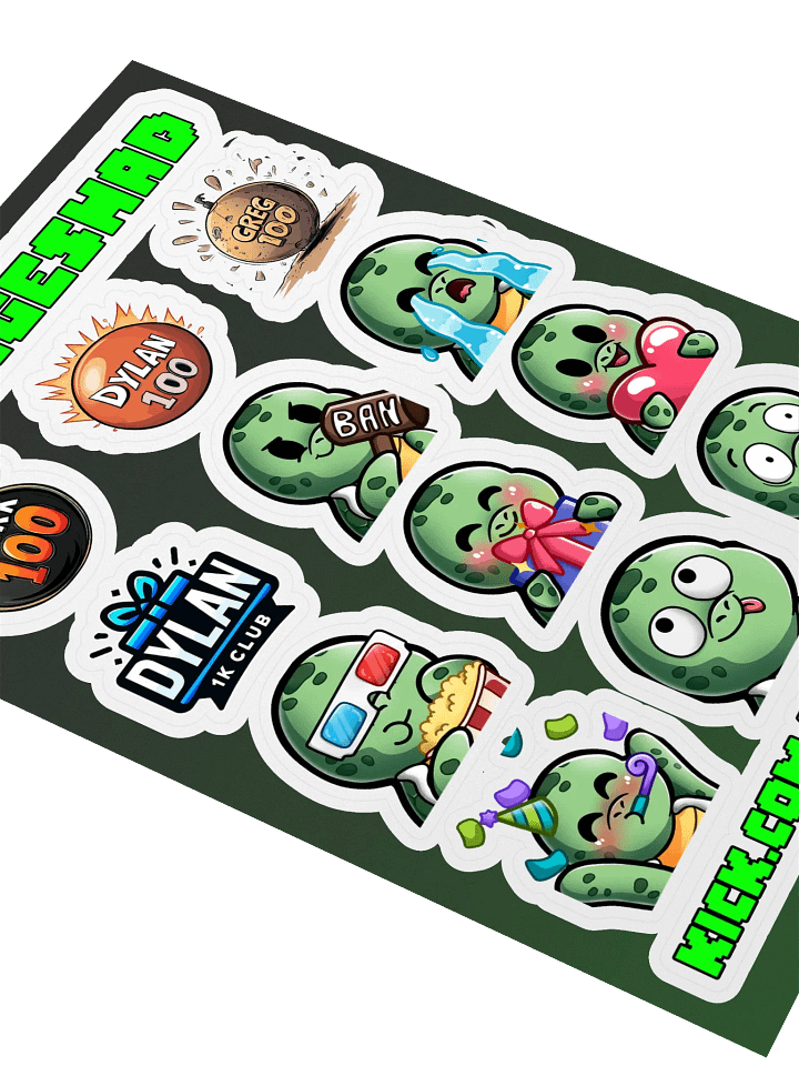 AvShad KICK Sticker Pack 01 product image (2)