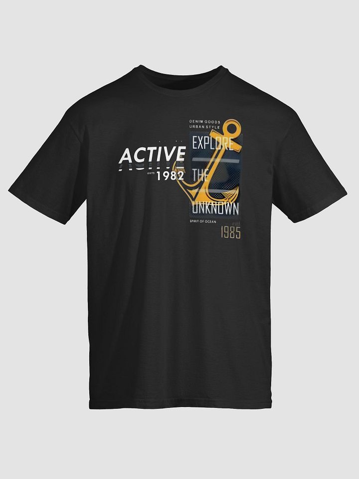 Man Unisex Softstyle T-Shirt Explore Unknown Graphic product image (1)
