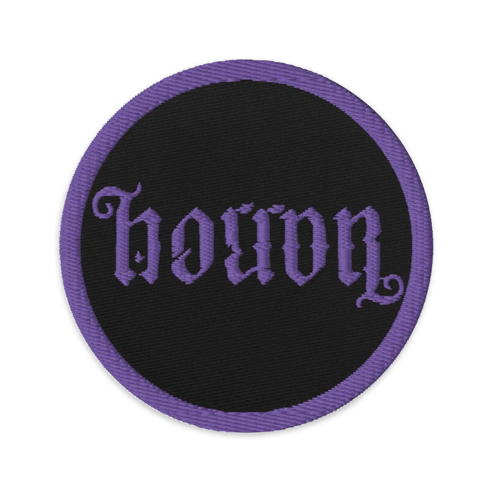 Horror Harem Ambigram Patch (Purple) product image (1)