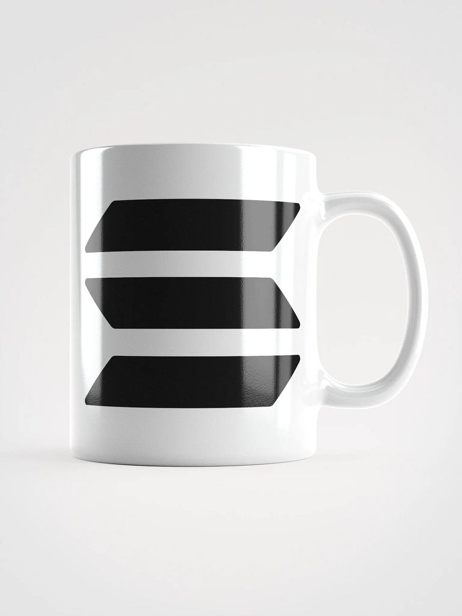 Solana Logo White Glossy Mug product image (6)