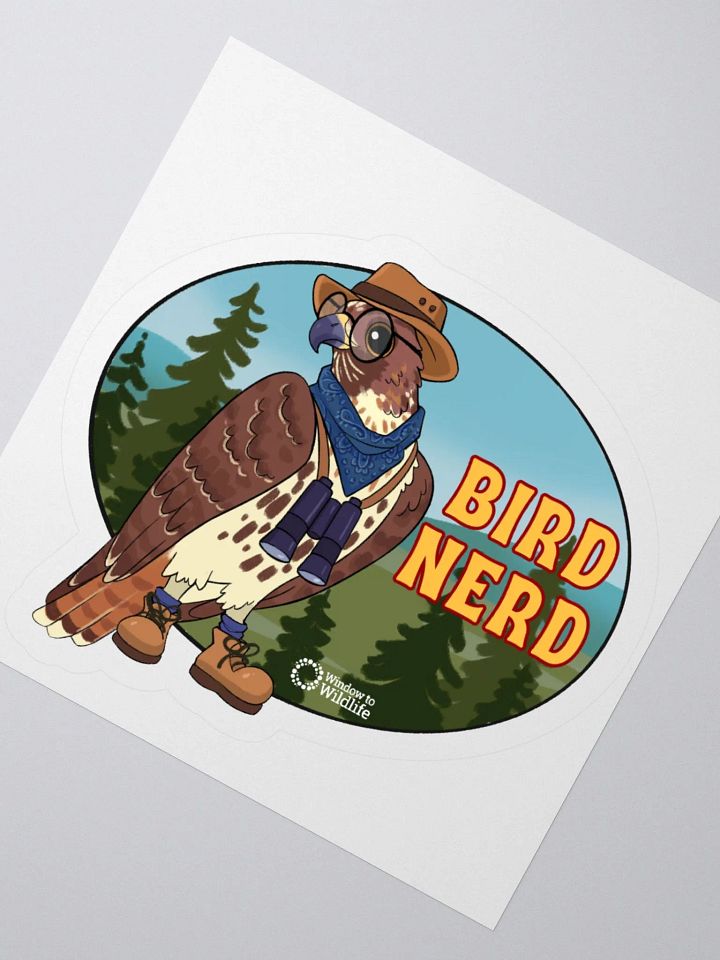 Red-tailed hawk - Bird Nerd Sticker product image (2)