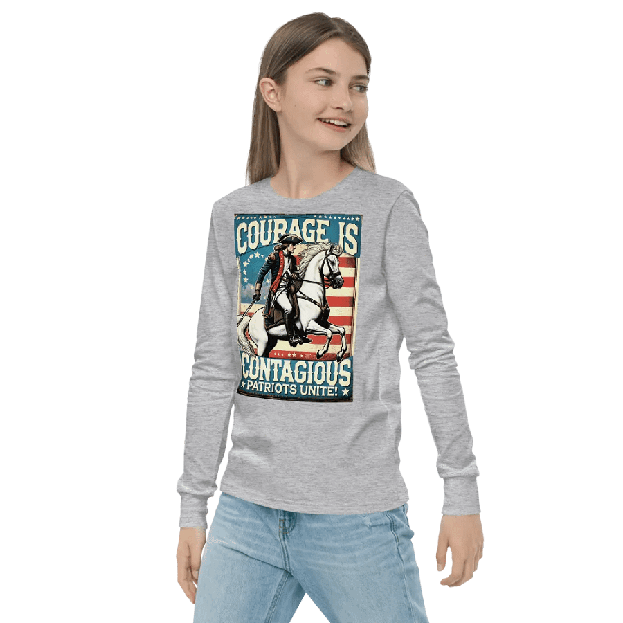 Courageous Patriots Youth Long Sleeve T-Shirt product image (16)