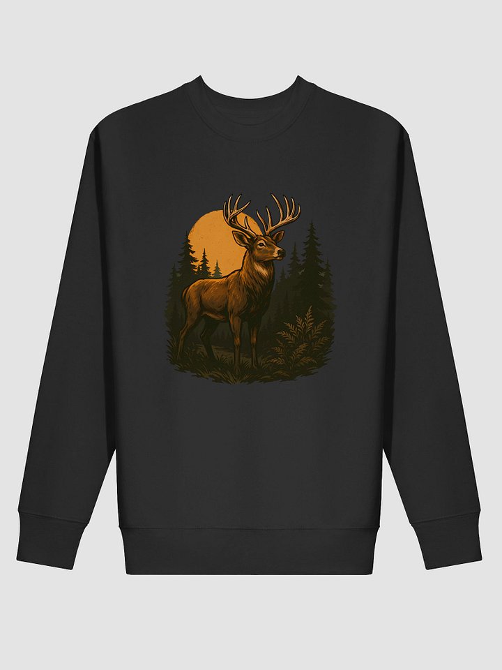 Rugged Deer Hunting Sweatshirt – Bold Antler Art for Outdoorsmen product image (2)