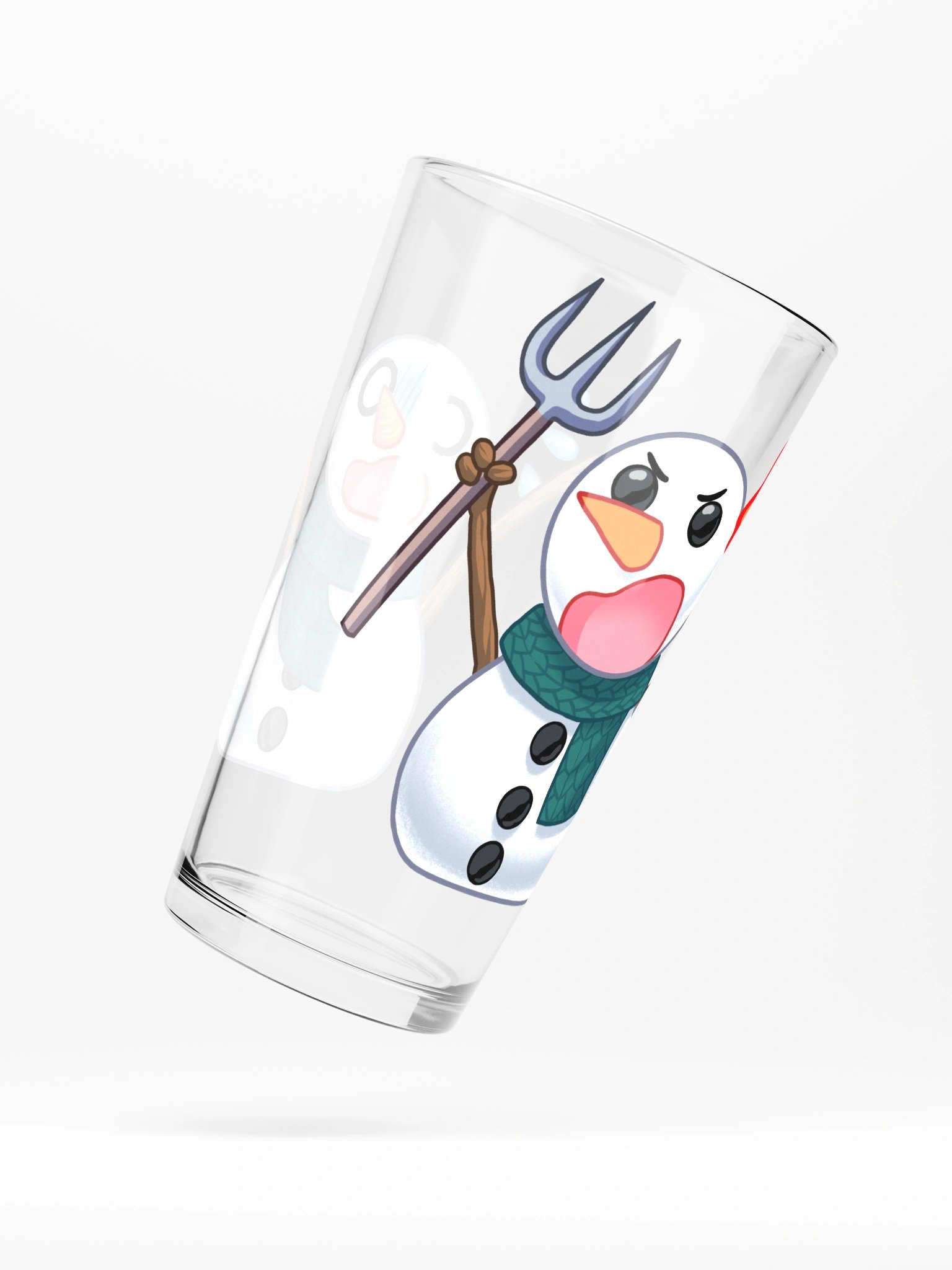 Panic & Riot Snowmen Glass product image (3)