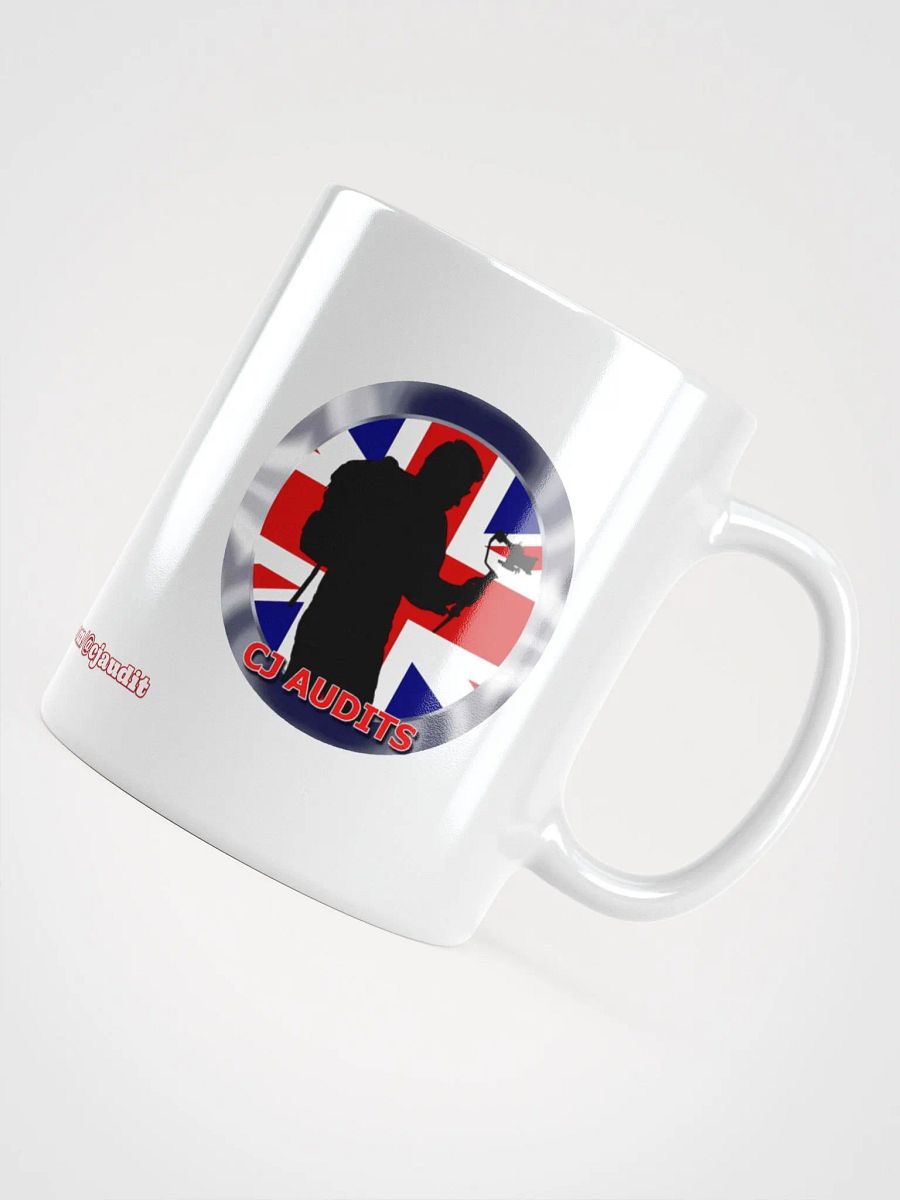 CJ AUDITS UNION JACK WHITE MUG product image (4)