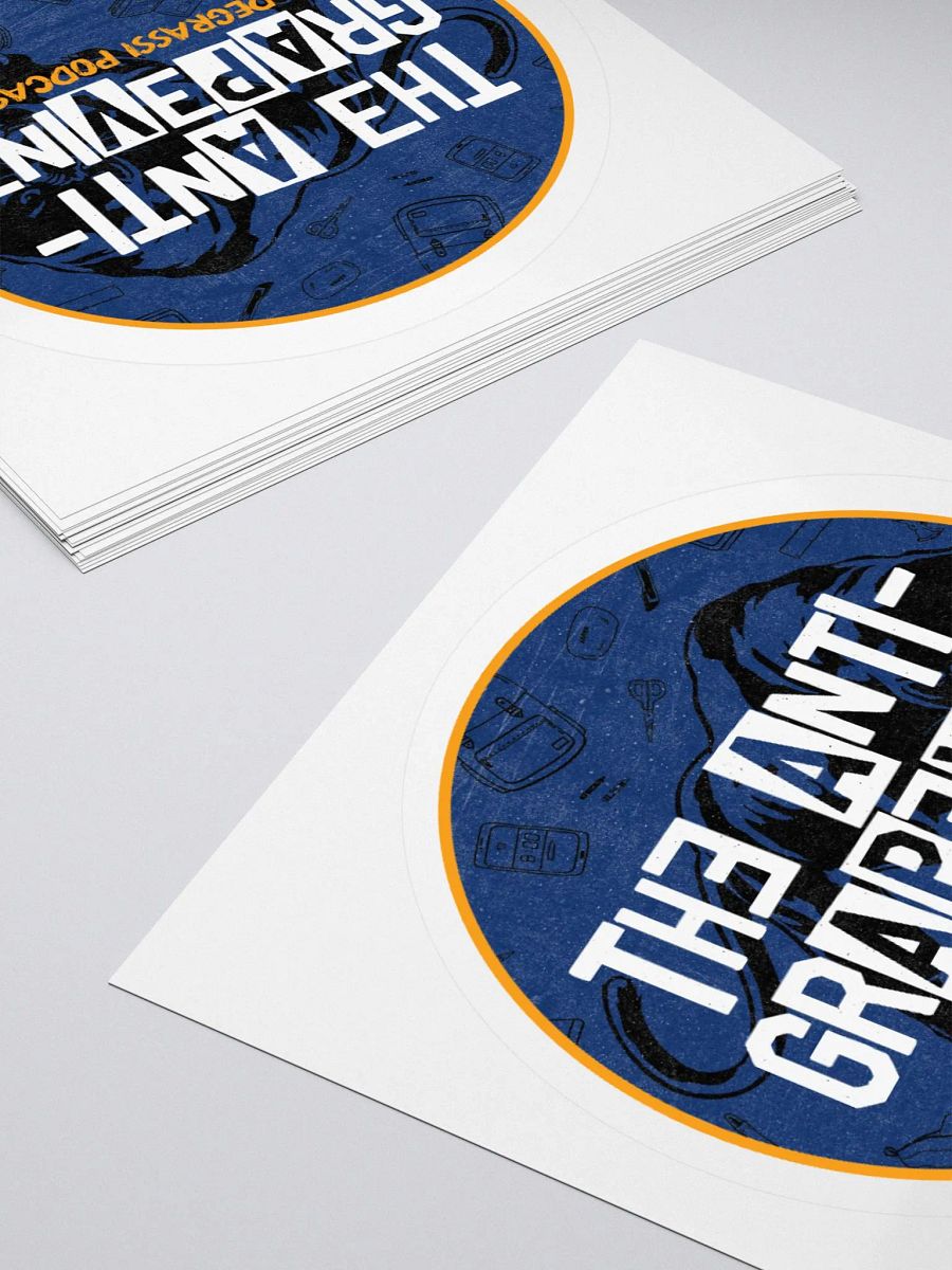 Anit-Grapevine Circle Logo Sticker product image (12)
