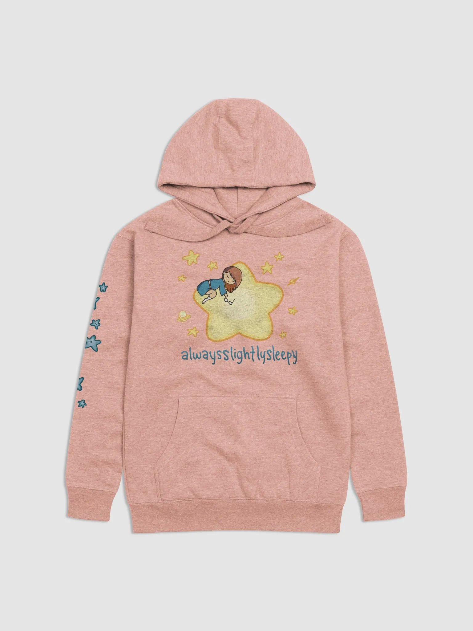alwaysslightlysleepy unisex hoodie (Pink) product image (1)