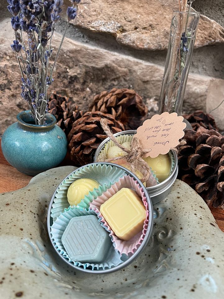 Premium Better Body Butter Bar Minis, Luxurious Lotion Bars, Wax Free - Eco-Friendly, Refillable Gift Ready (3 PACK) product image (1)