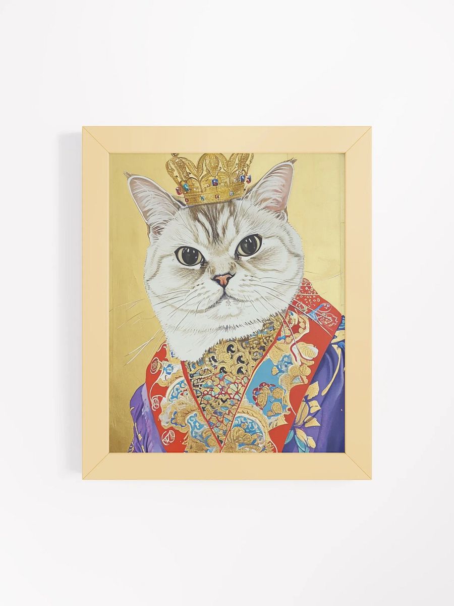 Regal Feline Royalty Framed Poster product image (7)