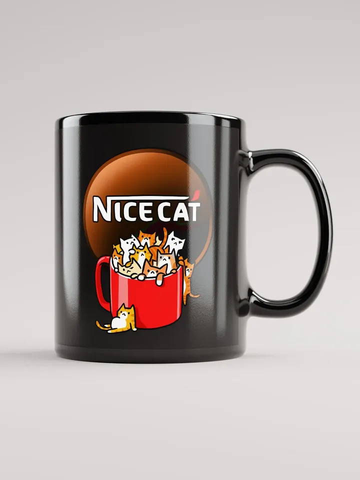 NiceCat Mug (Black) product image (1)
