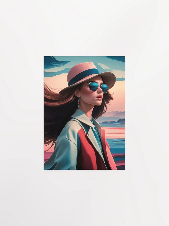 Abstract illustration of a Woman Poster - 17 product image (1)