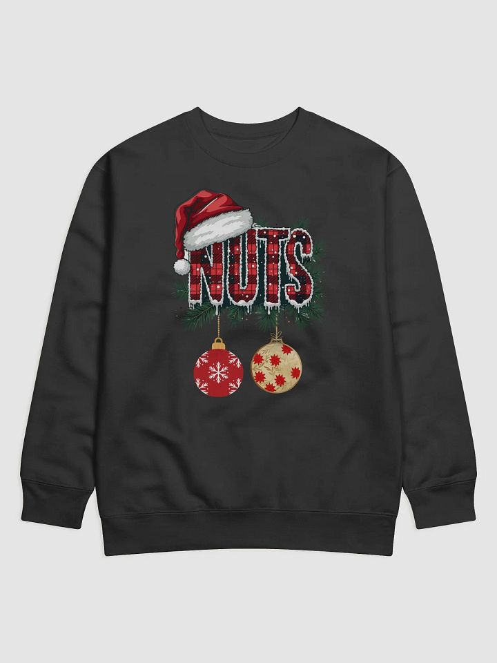Chest Nuts Christmas Sweatshirt - Fun Matching Couple Holiday Shirt product image (5)
