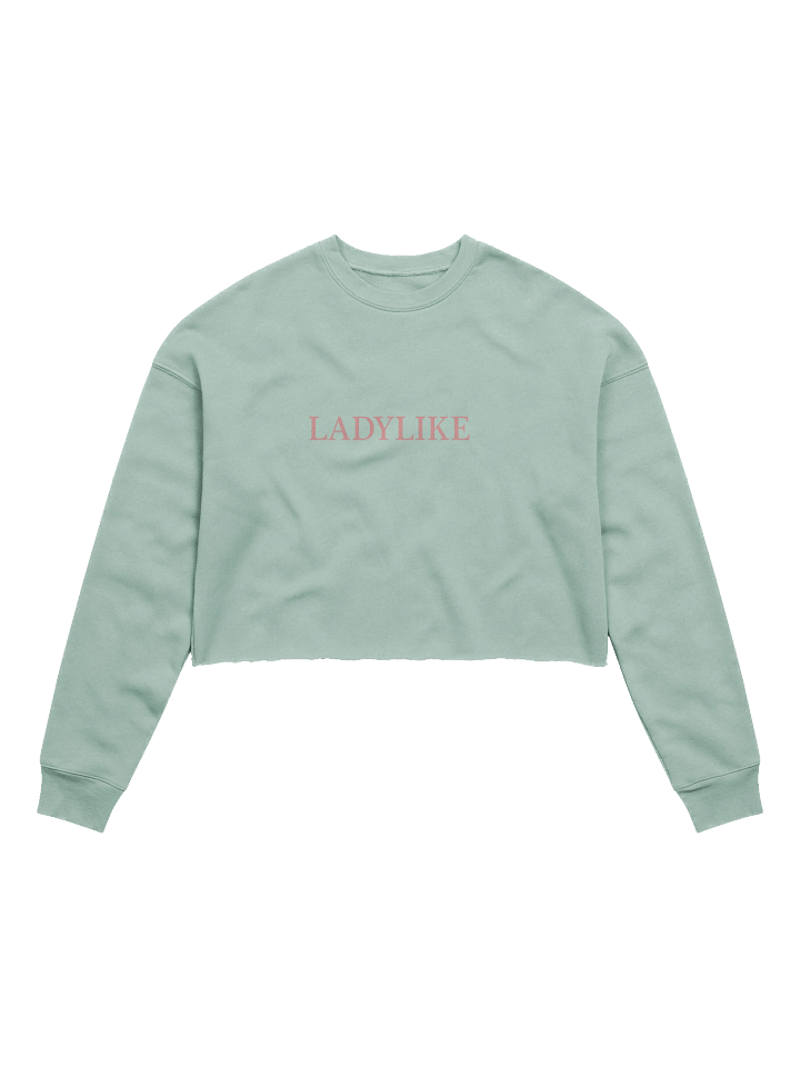 Ladylike Fleece Crop Sweatshirt product image (1)