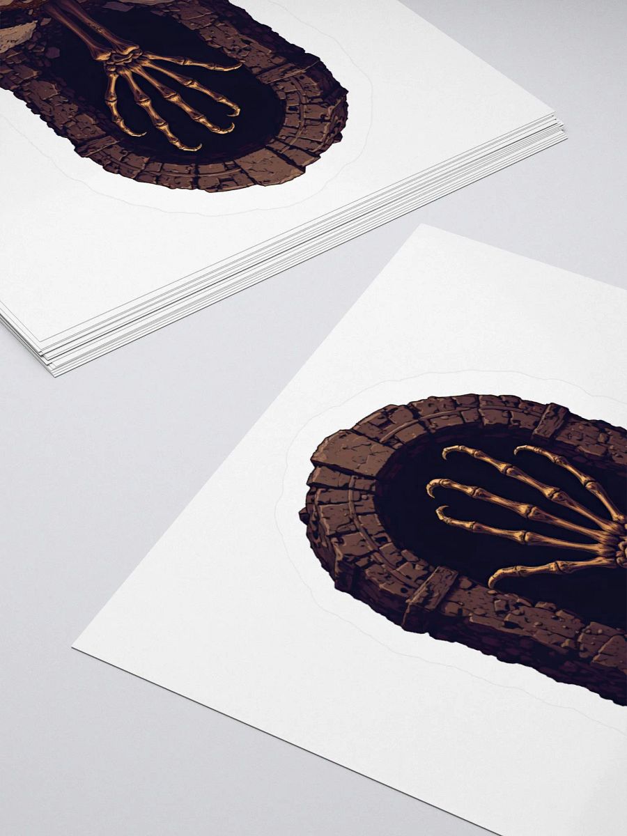 Ethereal Crypt Hand Kiss Cut Sticker product image (10)