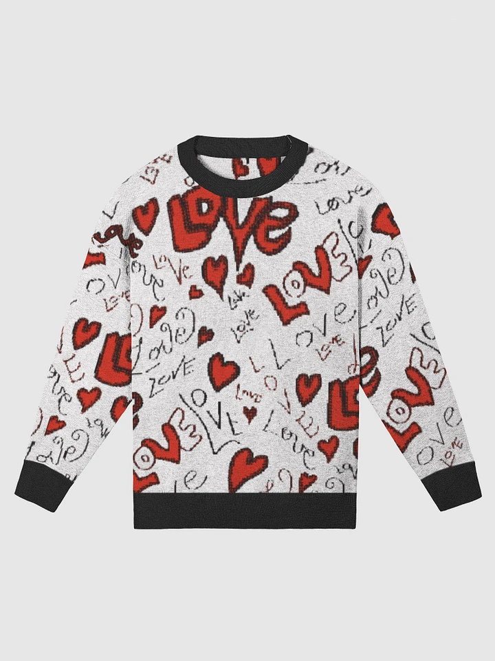Love and Hearts Relaxed Fit Sweater product image (3)