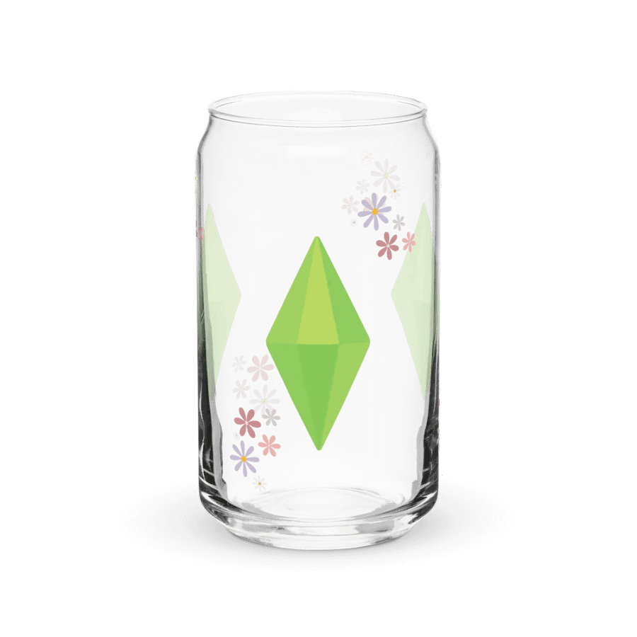 sims blumblob flower glass cup product image (2)