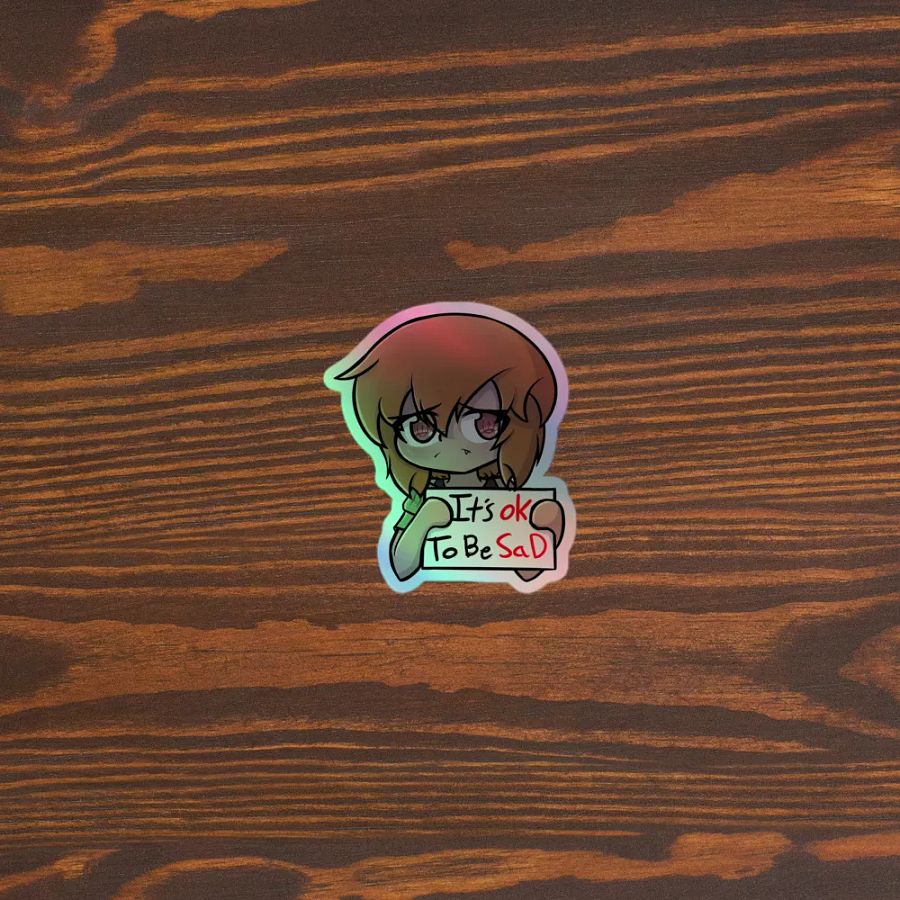 Miko: its okay to be sad Holo-Sticker! product image (3)