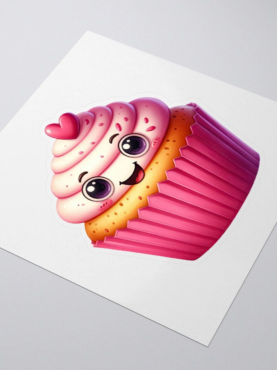 Cupcake Heart Sticker product image (4)