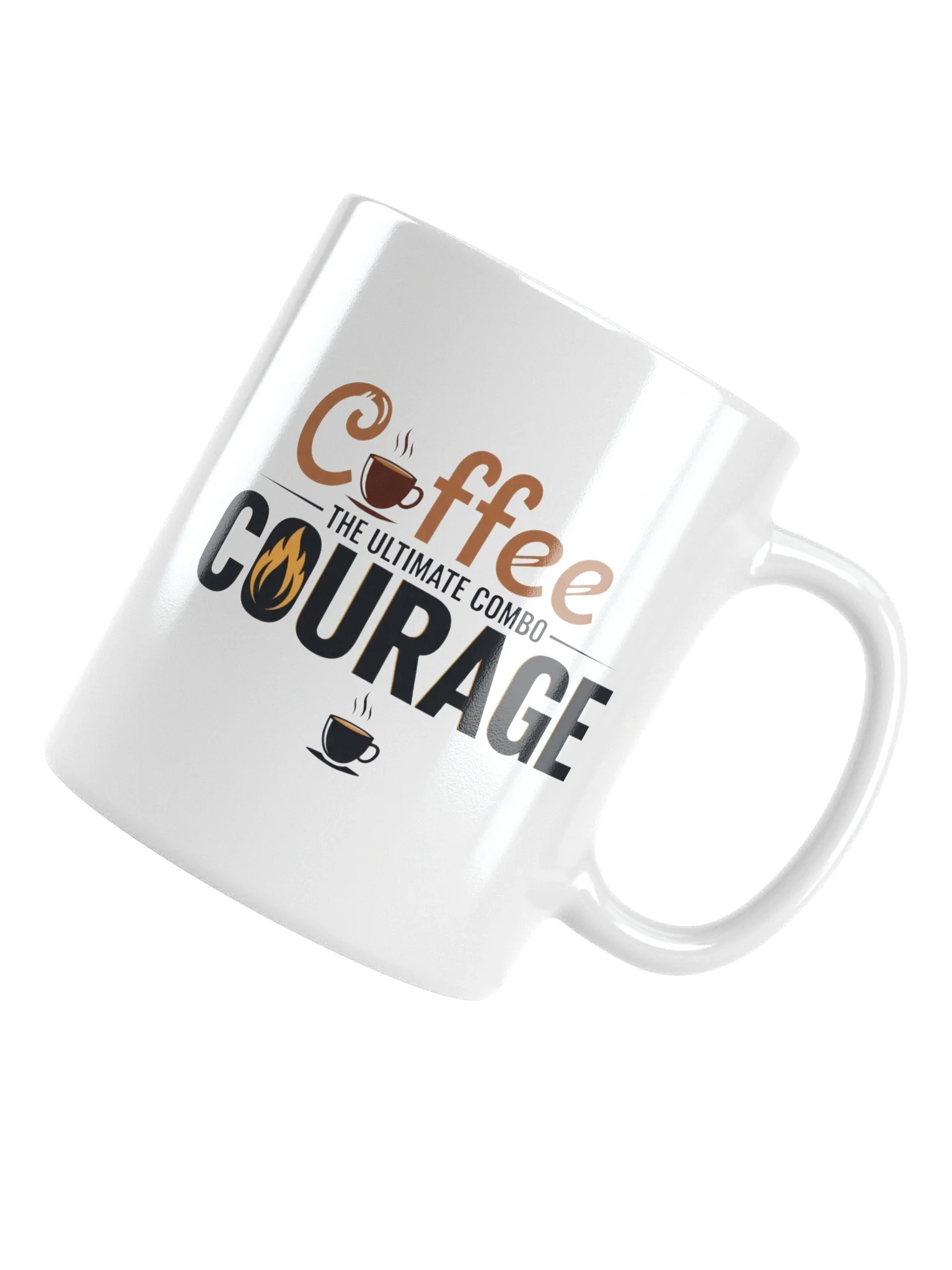 Coffee and Courage Mug – Motivational Coffee Cup for Daily Inspiration & Bold Starts product image (5)
