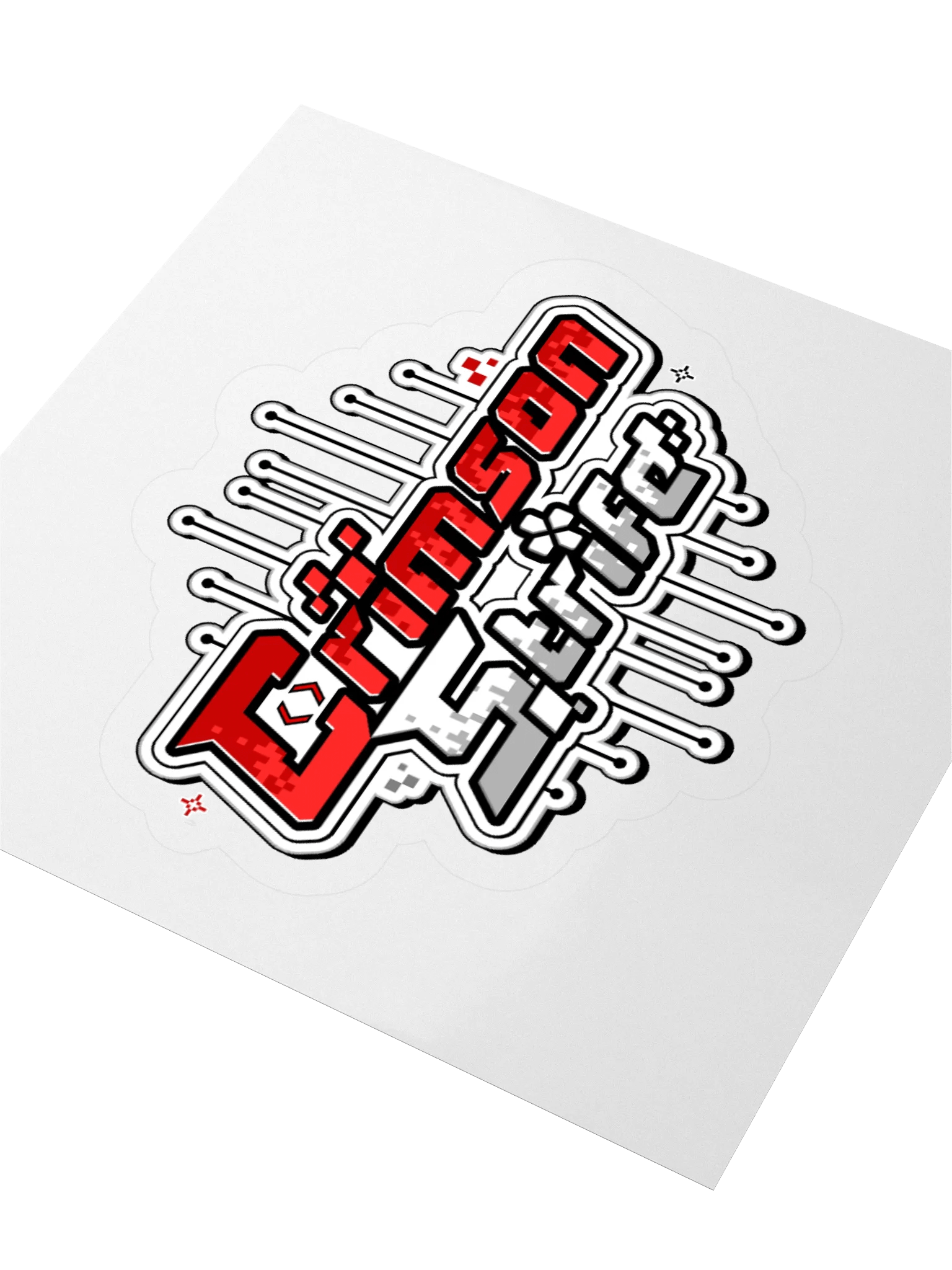 CrimsonStrife Square Logo Kiss Cut Stickers product image (9)