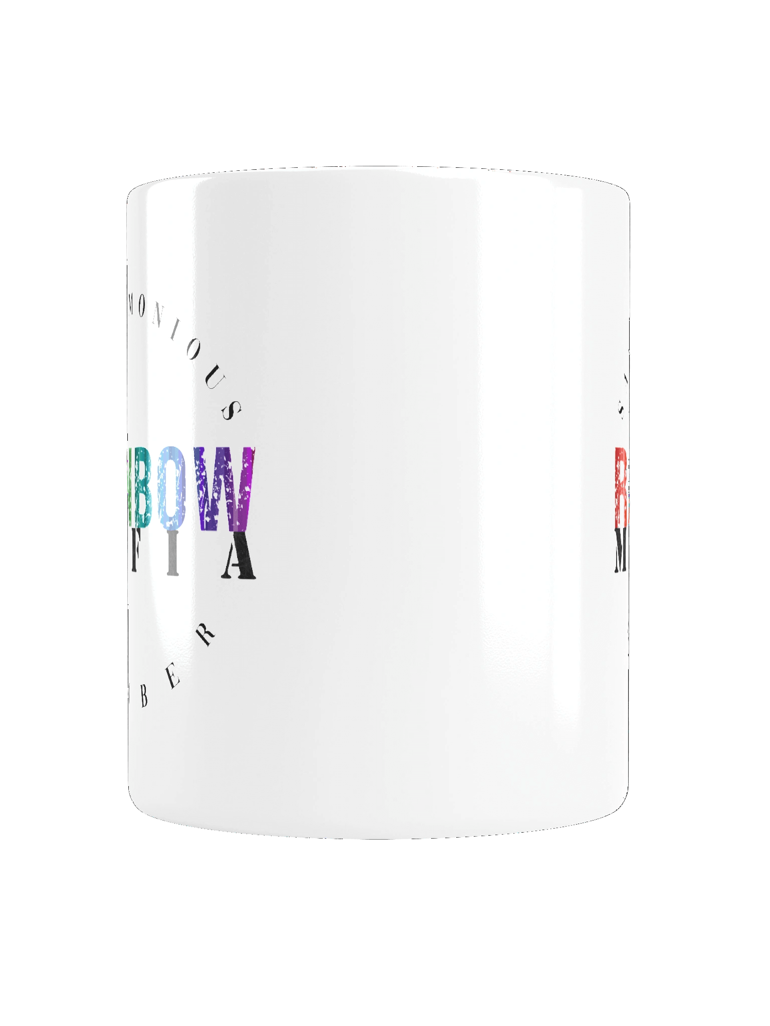 Rainbow Mafia White Glossy Mug product image (6)
