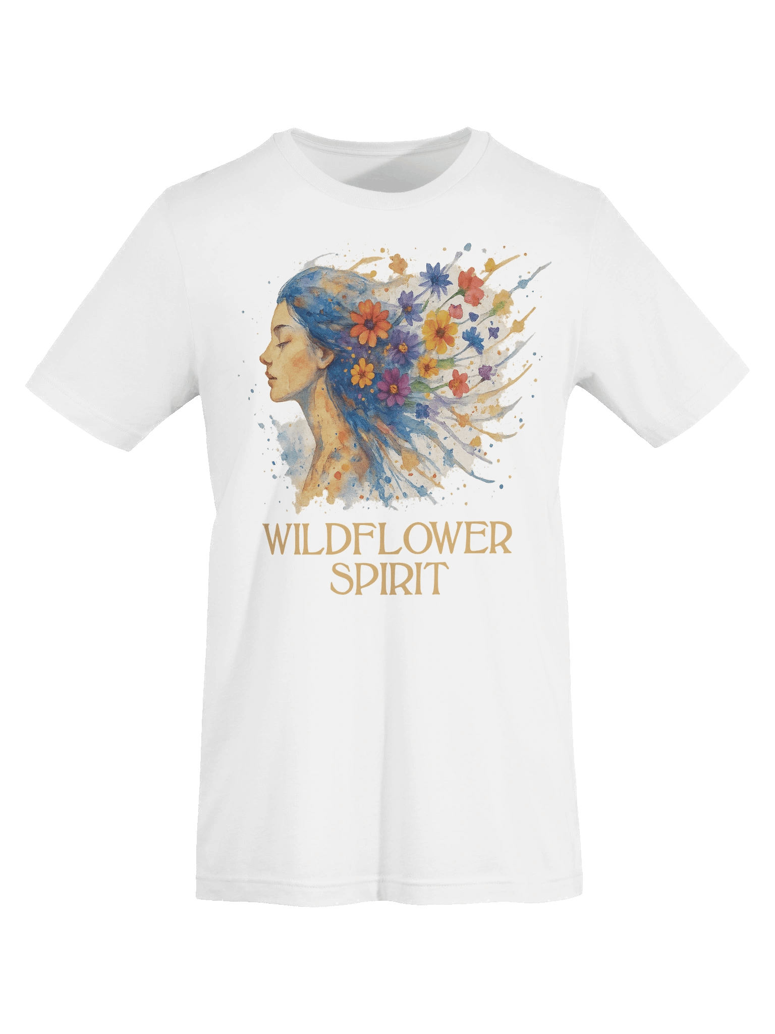 Wildflower Spirit Boho T-Shirt – Floral Artistic Naturecore Aesthetic Clothing product image (7)