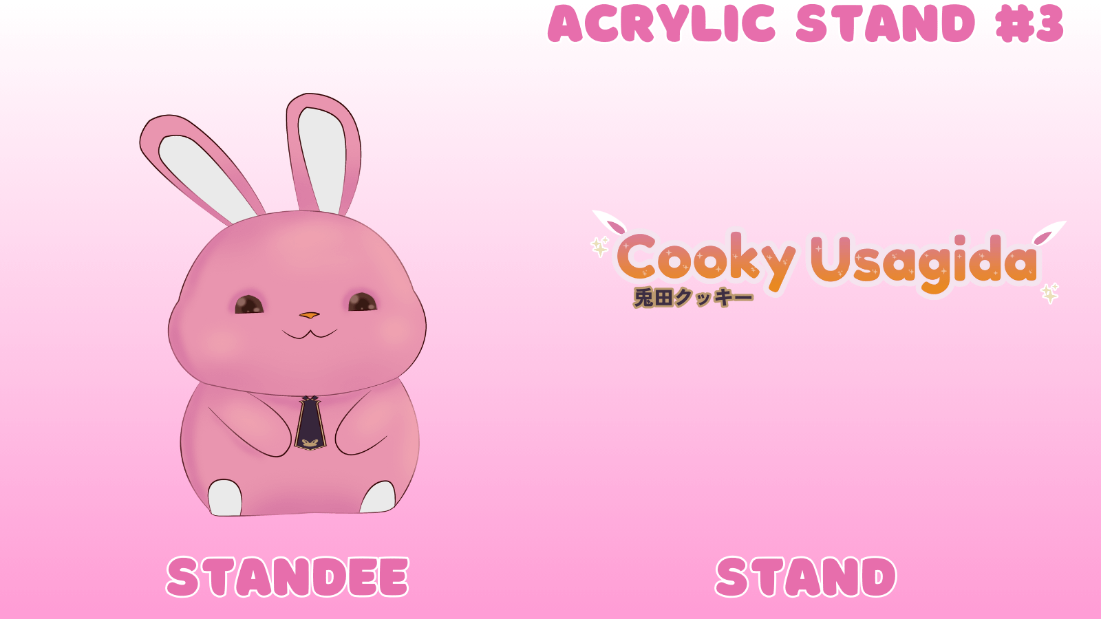 【NEW MODEL DEBUT】Cooky Usagida + Pon Pon Acrylic Stands product image (3)
