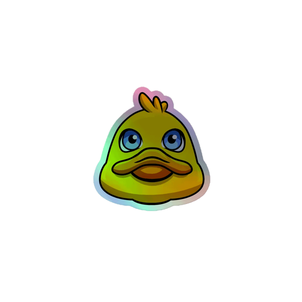 DUCK (HOLO) Sticker product image (1)