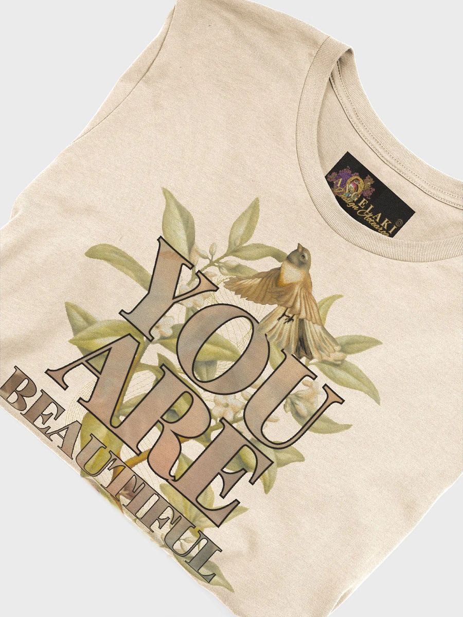 Unisex Kinship - You are Beautiful - Love and Joy Message Ngaio Piwakawaka and Bee Warmed Up Tee product image (38)