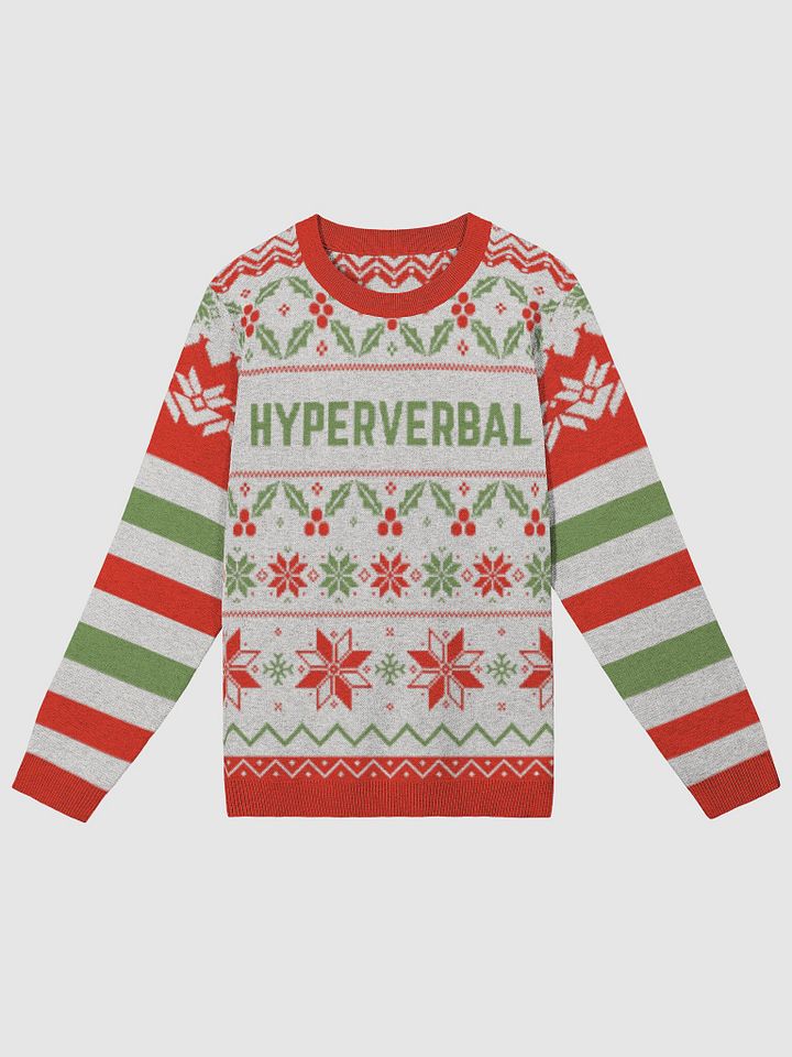 hyperverbal (holiday sweater 3) knitwear classic crewneck product image (5)