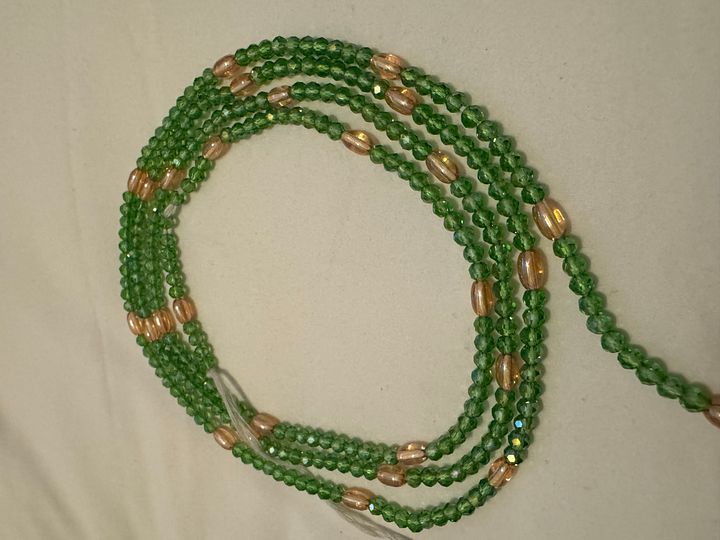 Money Green|Golden African Waist Beads product image (1)