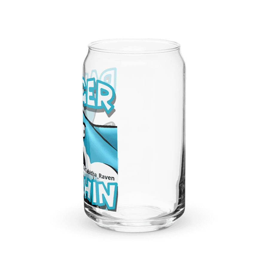 Danger Dolphin Glass Can Cup product image (39)