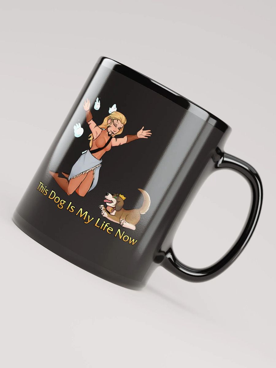 Cursed Edition - This Dog Is My Life Now - Black Glossy Mug product image (4)
