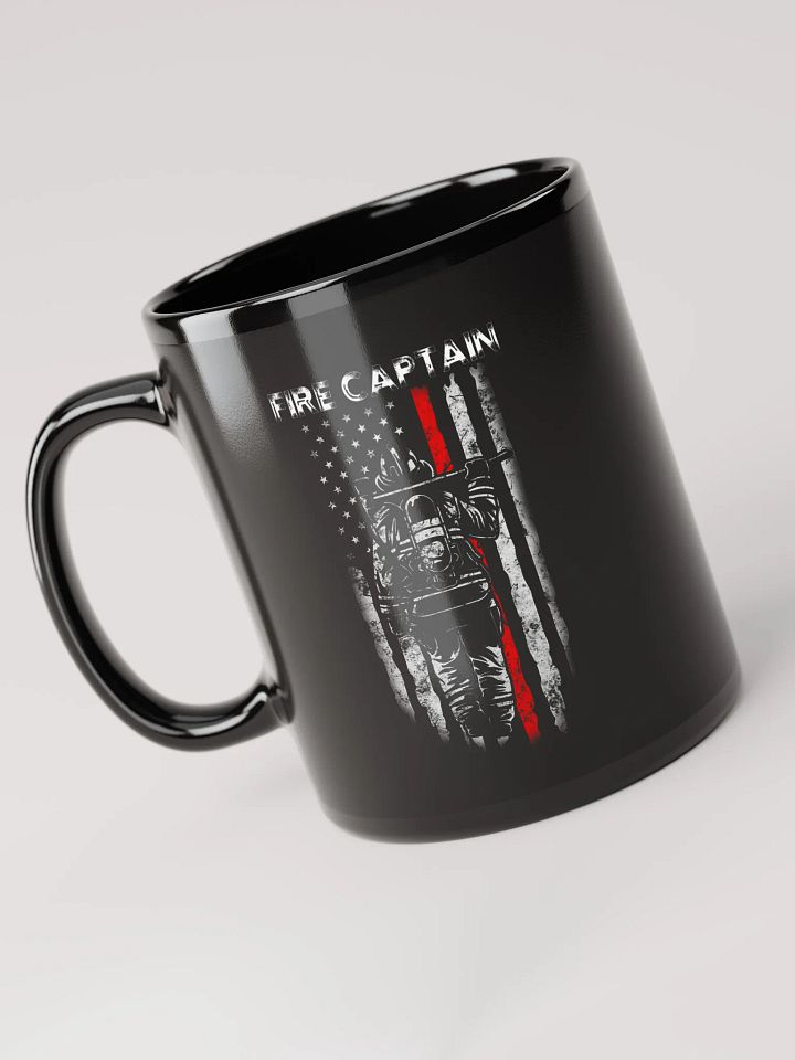 Fire Captain Fire Department - Black Mug product image (1)