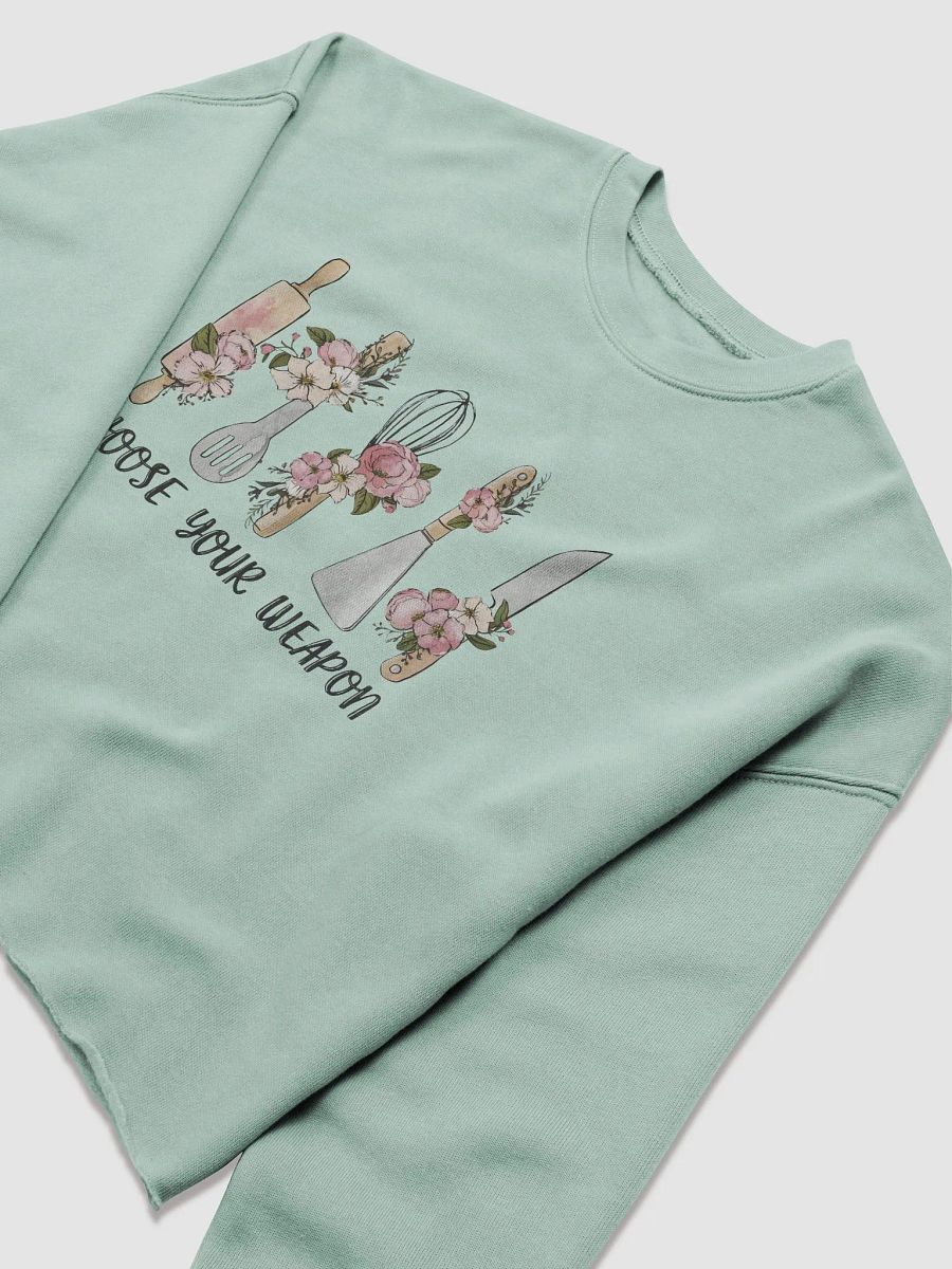 'Baking: Choose Your Weapon' Crop Sweatshirt product image (9)